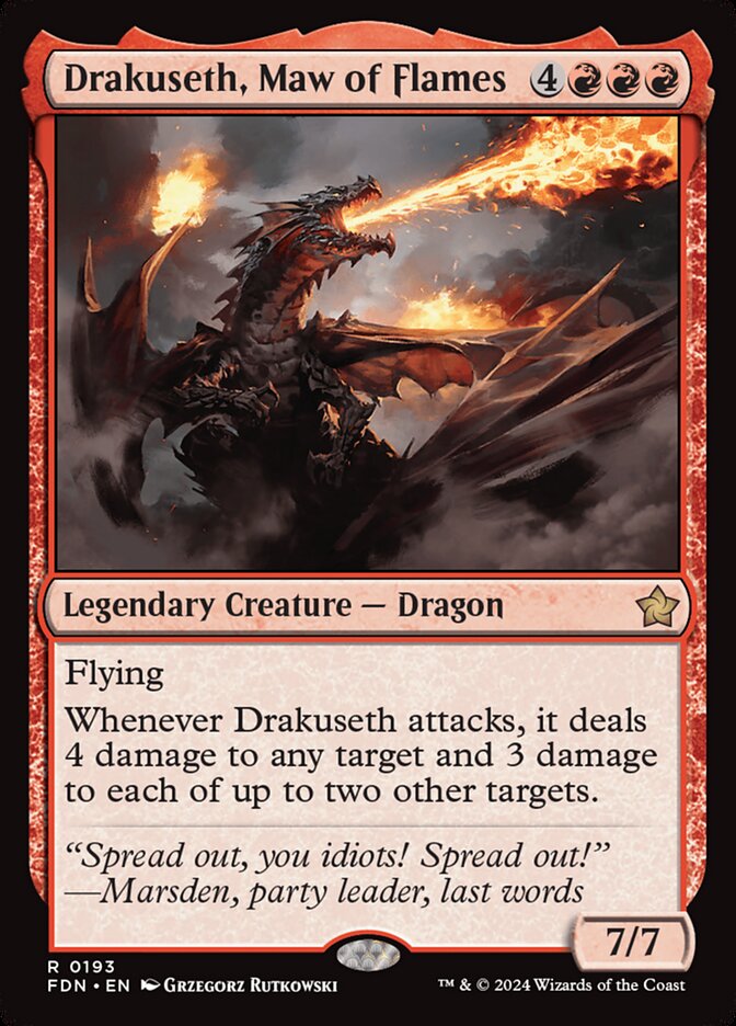 Drakuseth, Maw of Flames (Foundations #193)