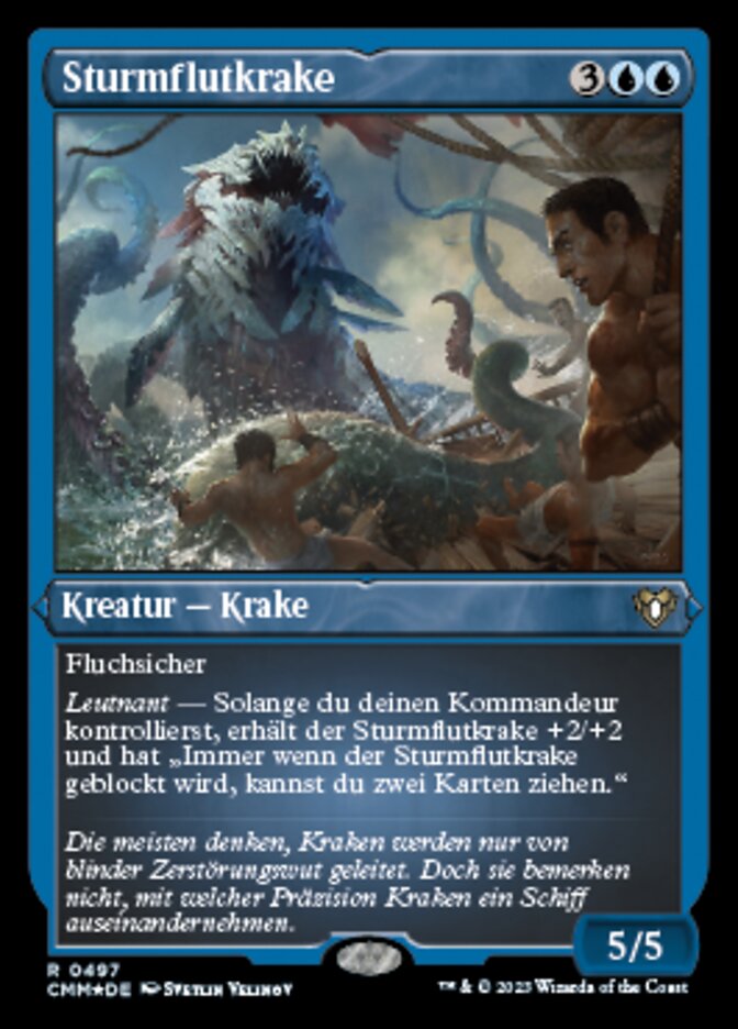 Stormsurge Kraken (Commander Masters #497)