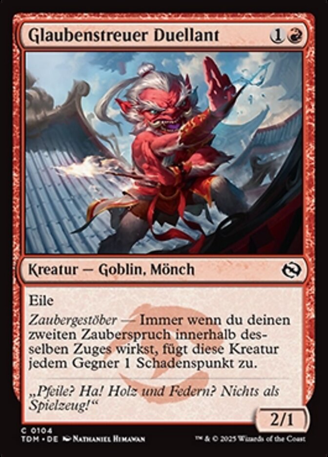 Glaubenstreuer Duellant