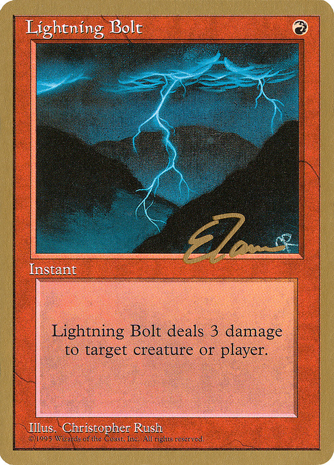 Lightning Bolt (Pro Tour Collector Set #et208)