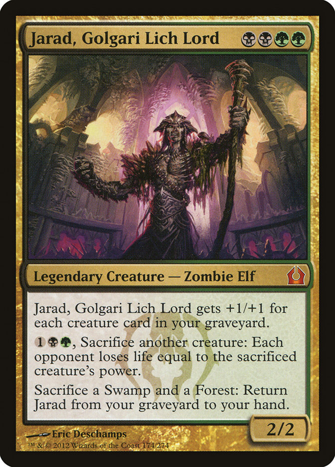 Jarad, Golgari Lich Lord (Return to Ravnica #174)