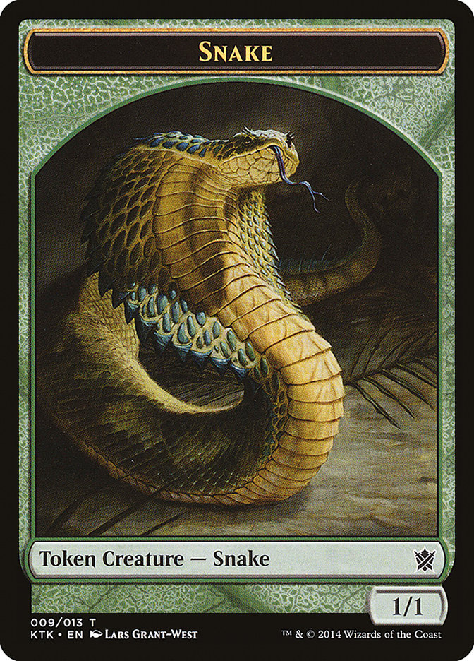 Snake (Khans of Tarkir Tokens #9)