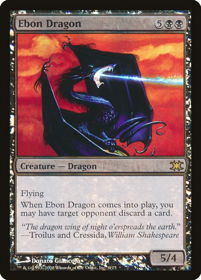 Ebon Dragon · From the Vault: Dragons (DRB) #6 · Scryfall Magic