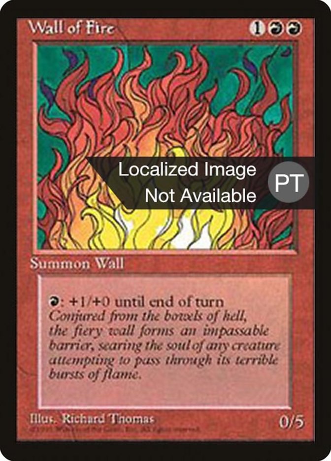 Wall of Fire (Fourth Edition Foreign Black Border #230)