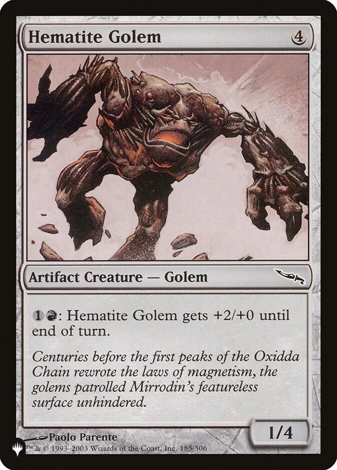 Hematite Golem (The List #MRD-185)