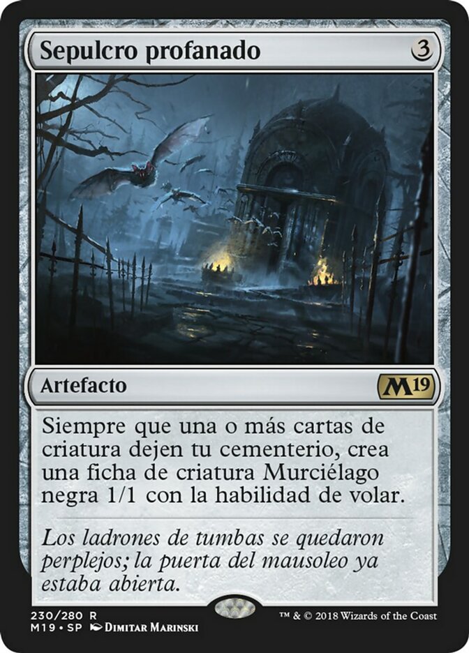 Desecrated Tomb (Core Set 2019 #230)