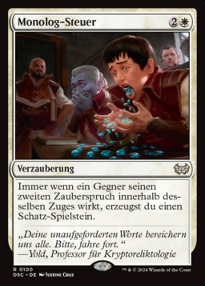 Monologue Tax Duskmourn House Of Horror Commander DSC 100 Monologue Tax Duskmourn House Of Horror Commander DSC 100