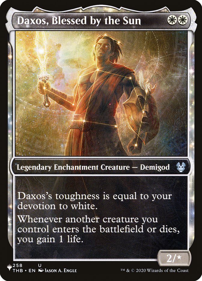 Daxos, Blessed by the Sun (The List #THB-258)