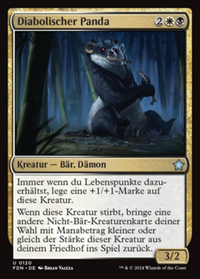 Diabolischer Panda