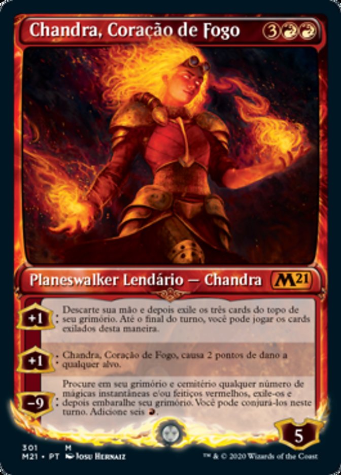 Chandra, Heart of Fire (Core Set 2021 #301)