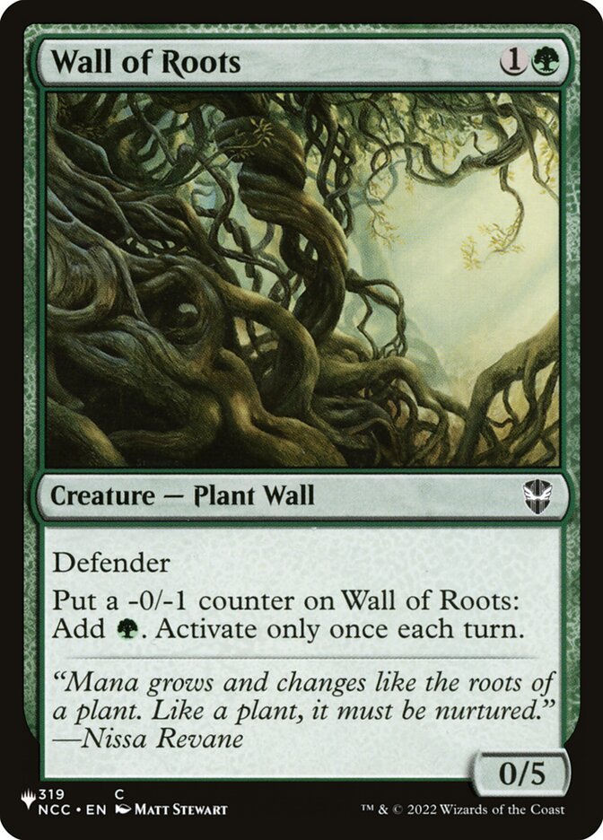 Wall of Roots (The List #NCC-319)