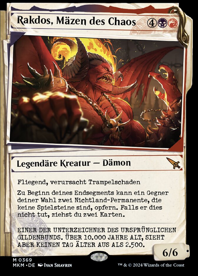 Rakdos, Patron of Chaos (Murders at Karlov Manor #369)