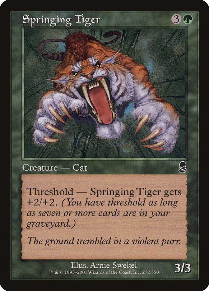 Springing Tiger (Odyssey #272)