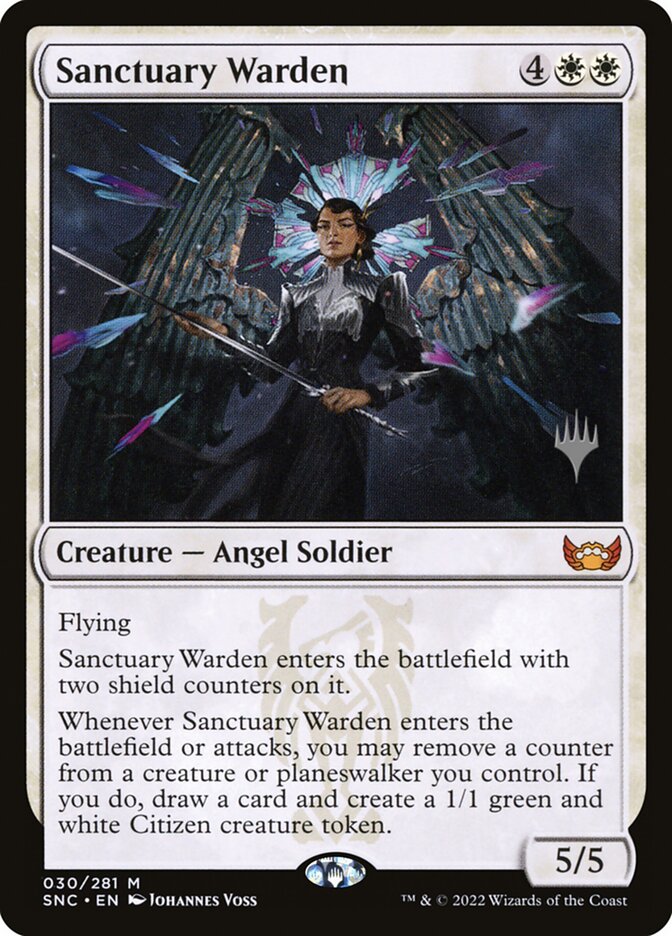Sanctuary Warden (Streets of New Capenna Promos #30p)