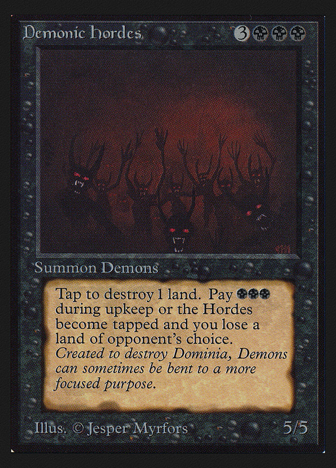 Demonic Hordes (Intl. Collectors' Edition #104)