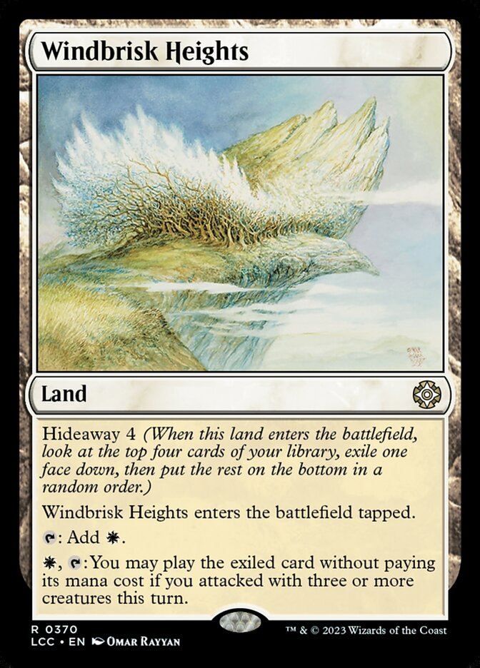 Windbrisk Heights (The Lost Caverns of Ixalan Commander #370)