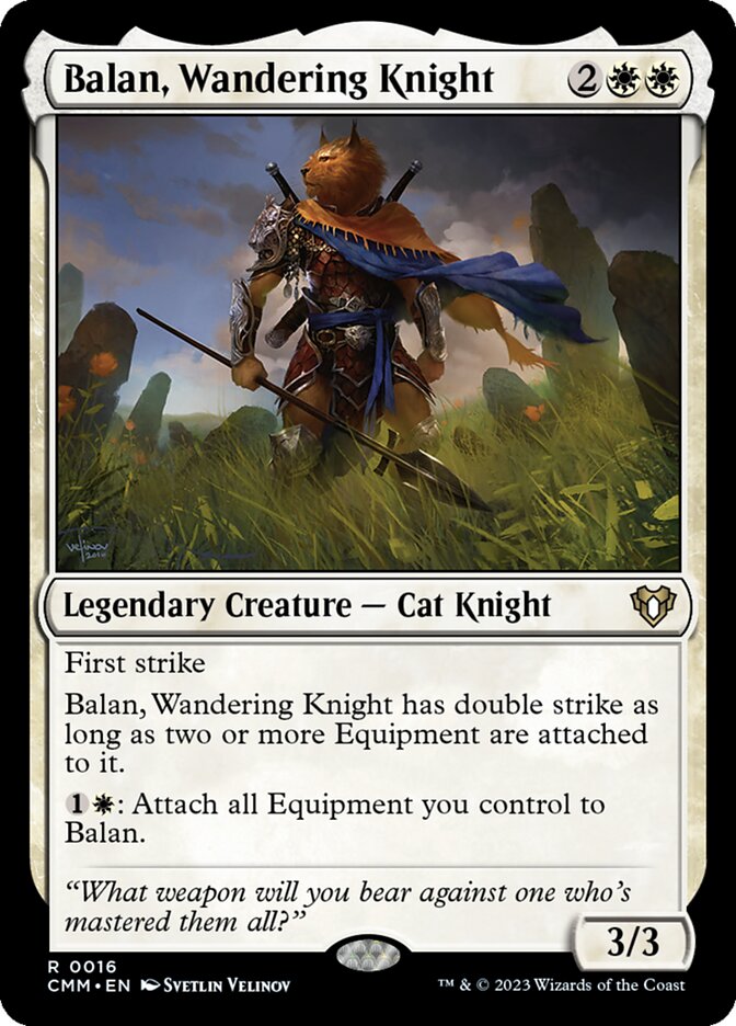 Balan, Wandering Knight (Commander Masters #16)