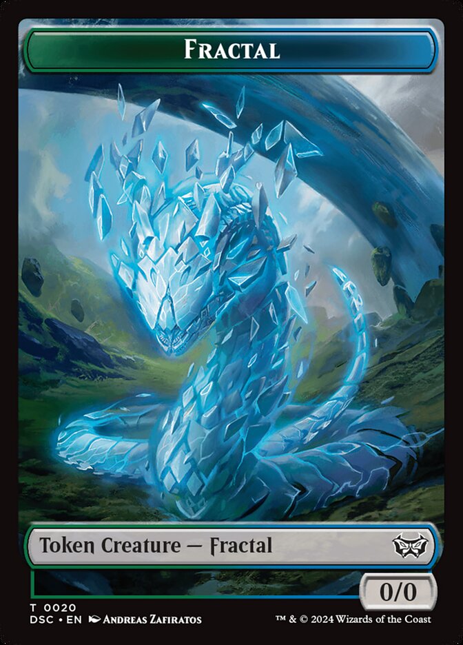 Fractal (Duskmourn Commander Tokens #20)