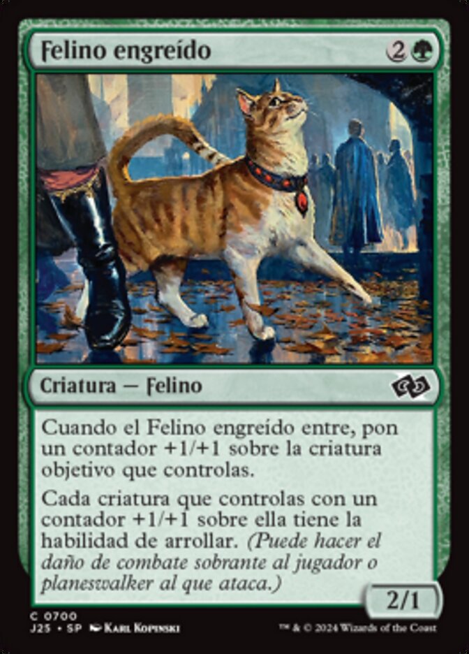 Felino engreído