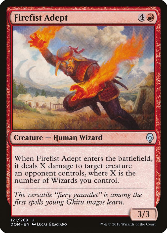 Firefist Adept (Dominaria #121)