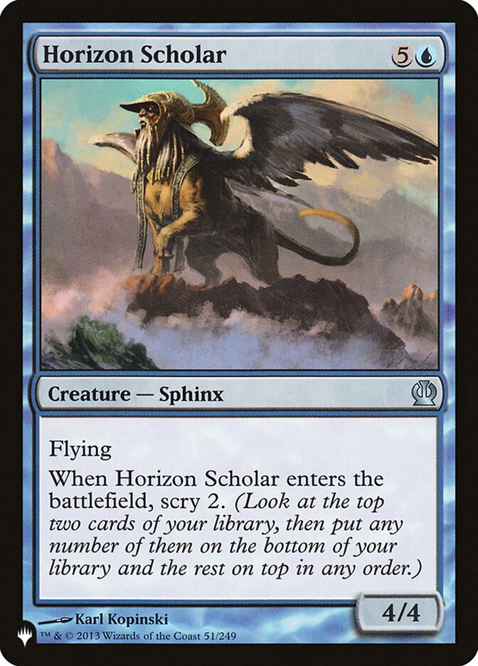 Horizon Scholar (The List #THS-51)