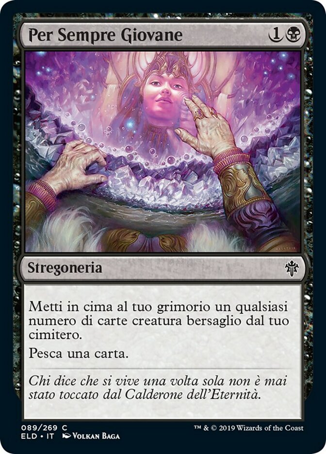 Per Sempre Giovane (Forever Young) · Throne of Eldraine (ELD) #89 ·  Scryfall Magic The Gathering Search
