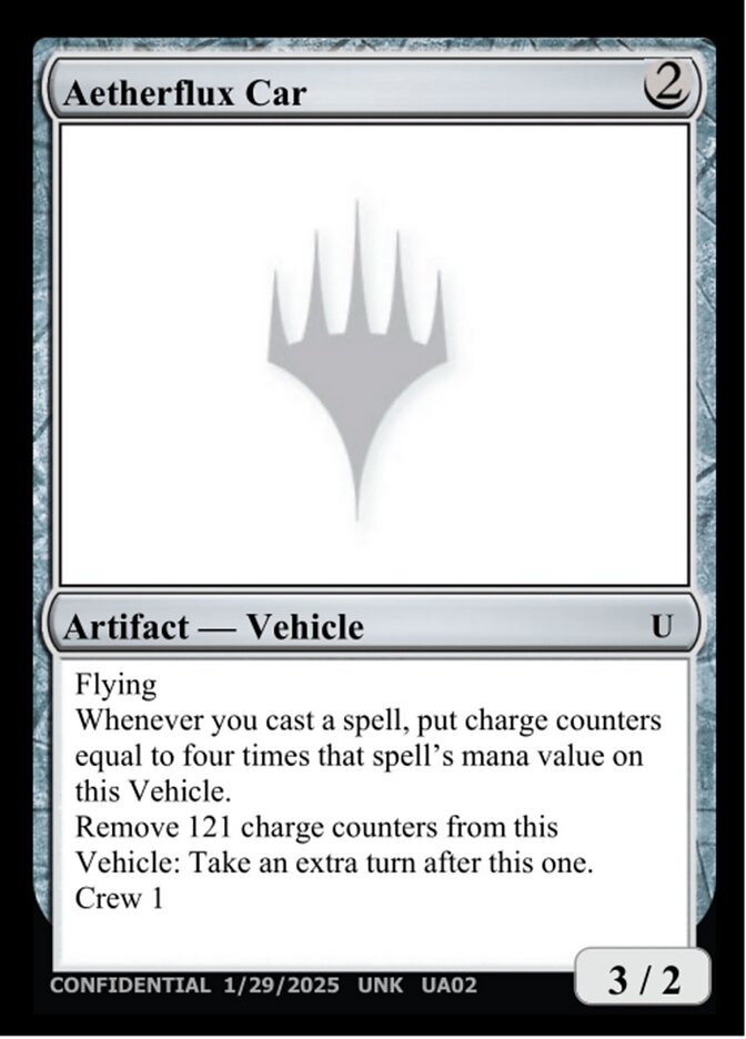 Aetherflux Car MTG card