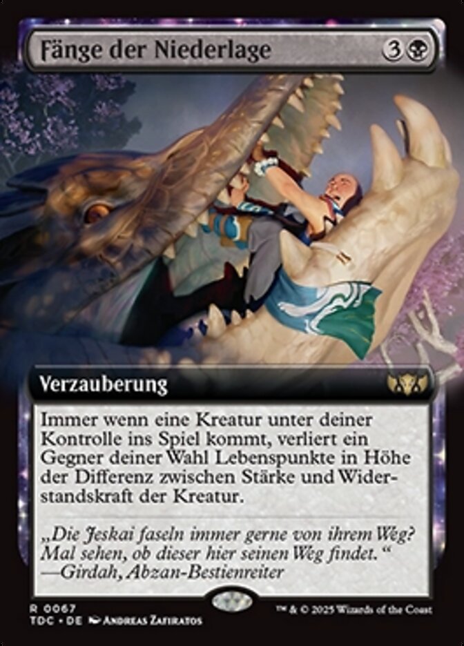 Fänge der Niederlage