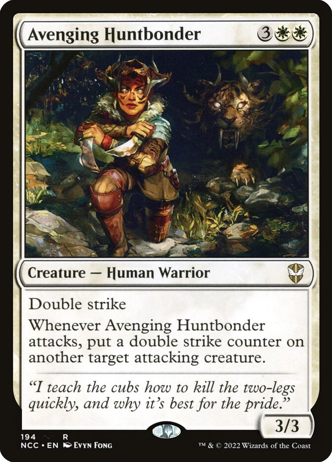 Avenging Huntbonder (New Capenna Commander #194)