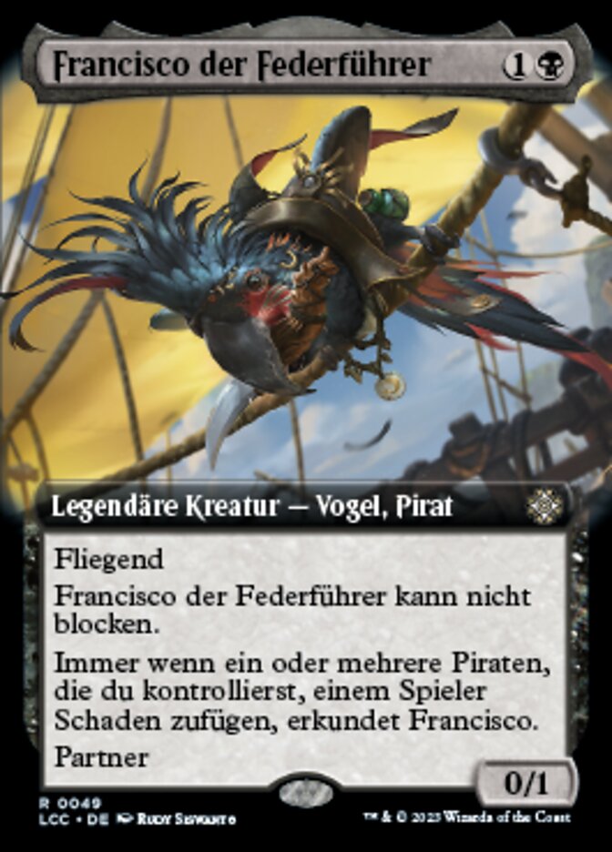 Francisco, Fowl Marauder (The Lost Caverns of Ixalan Commander #49)