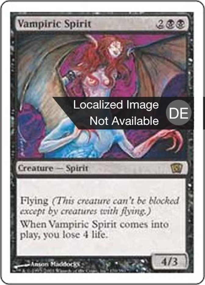 Vampiric Spirit (Eighth Edition #170)