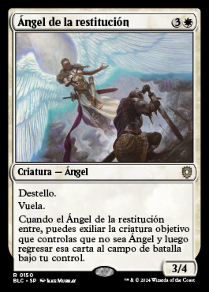 Restoration Angel (Bloomburrow Commander #150)