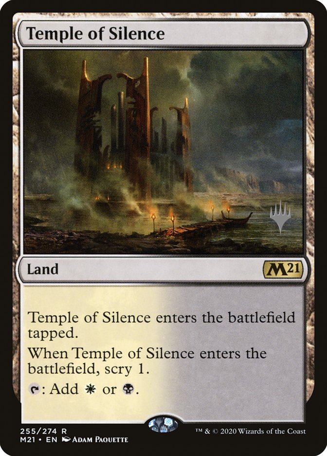 Temple of Silence (Core Set 2021 Promos #255p)