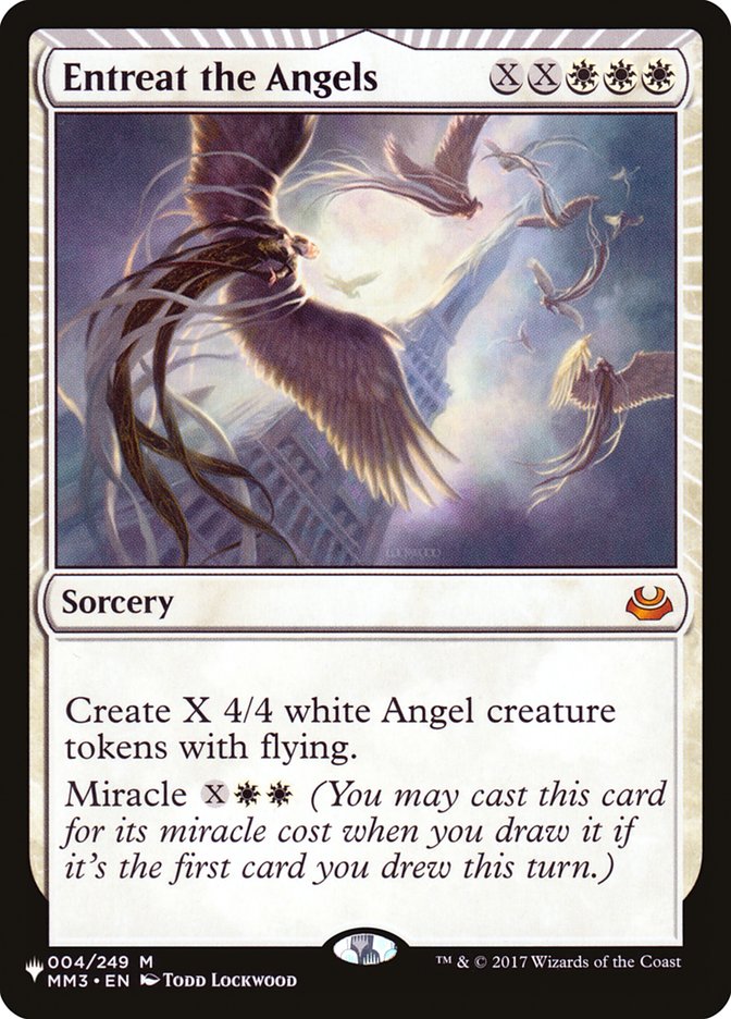 Entreat the Angels (The List #MM3-4)