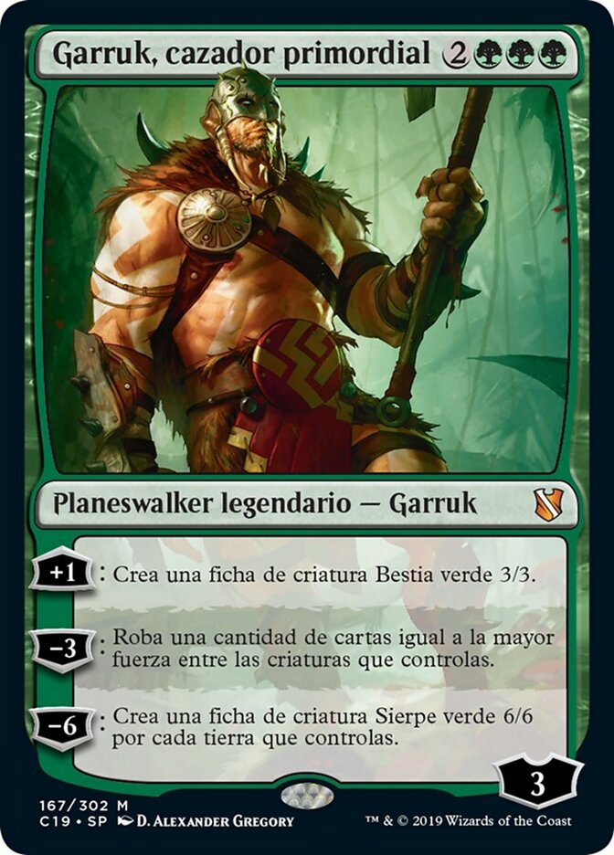 Garruk, Primal Hunter (Commander 2019 #167)