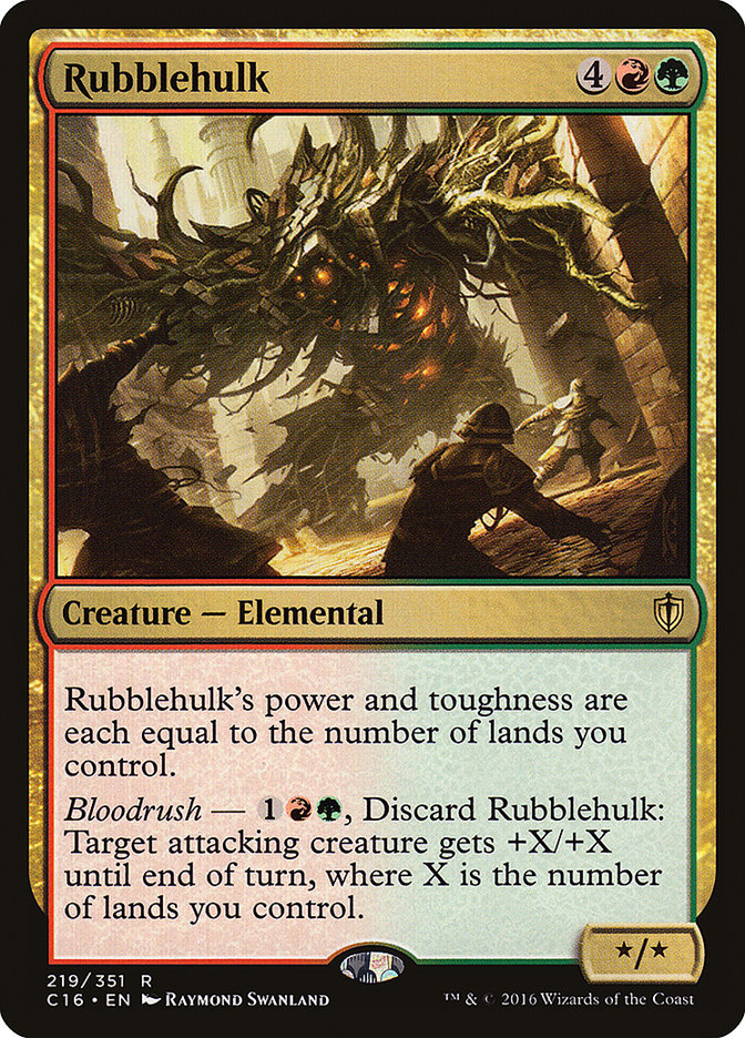 Rubblehulk (Commander 2016 #219)