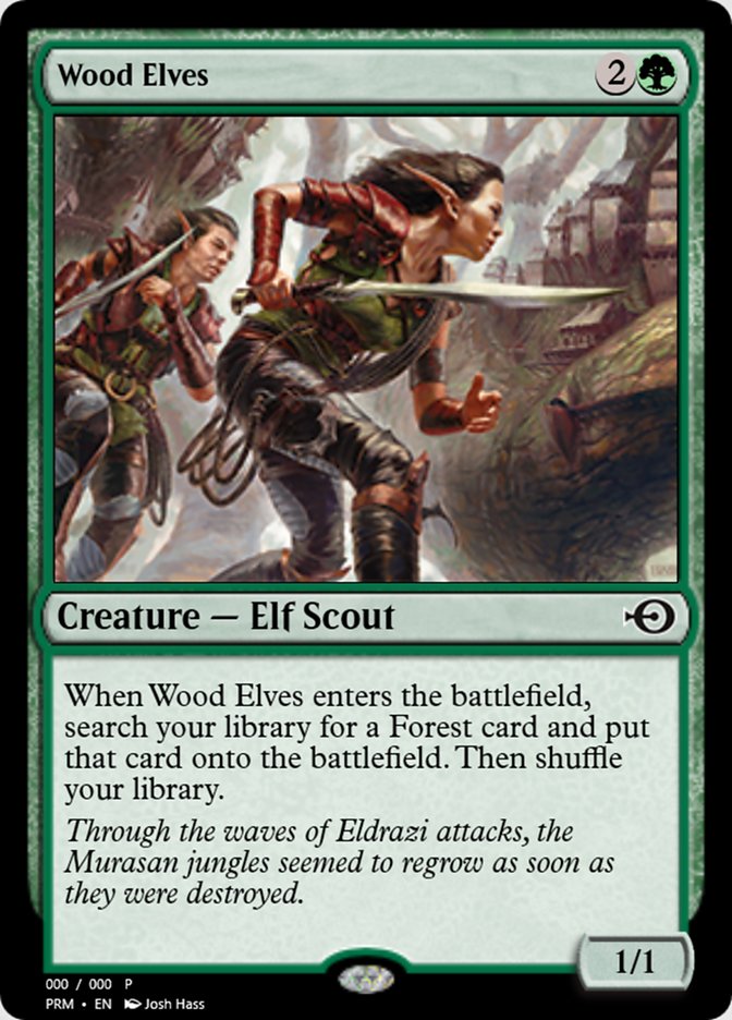 Wood Elves (Magic Online Promos #62527)