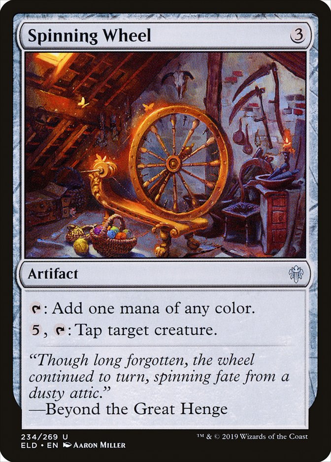 Spinning Wheel · Throne of Eldraine (ELD) #234 · Scryfall Magic The  Gathering Search