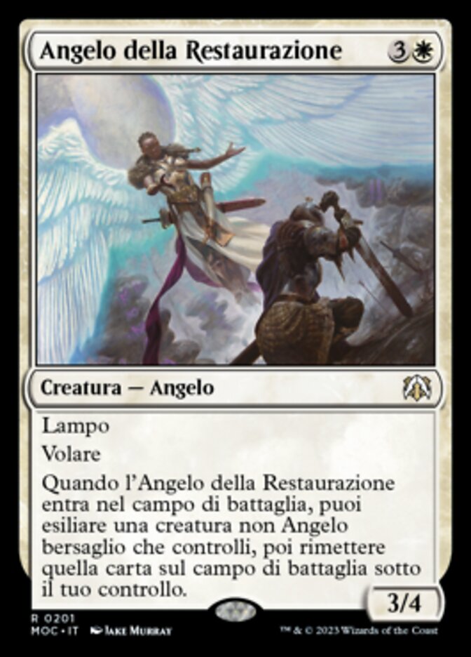 Restoration Angel (March of the Machine Commander #201)