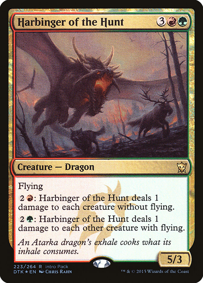 Harbinger of the Hunt (Dragons of Tarkir Promos #223)