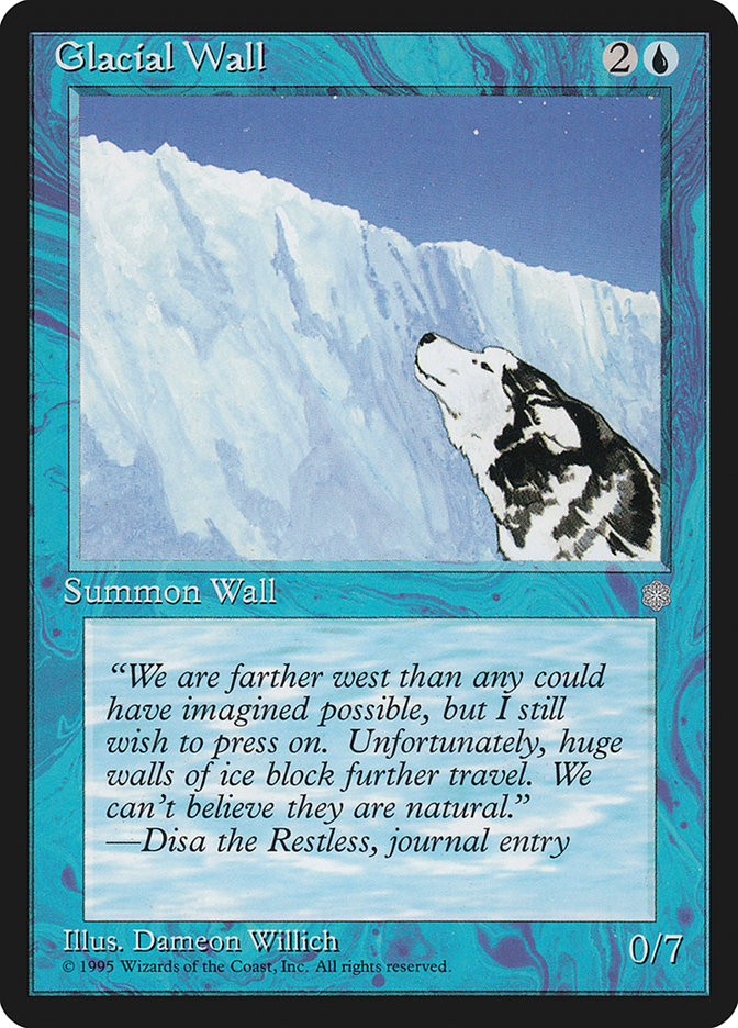 Glacial Wall · Ice Age (ICE) #71 · Scryfall Magic The Gathering Search