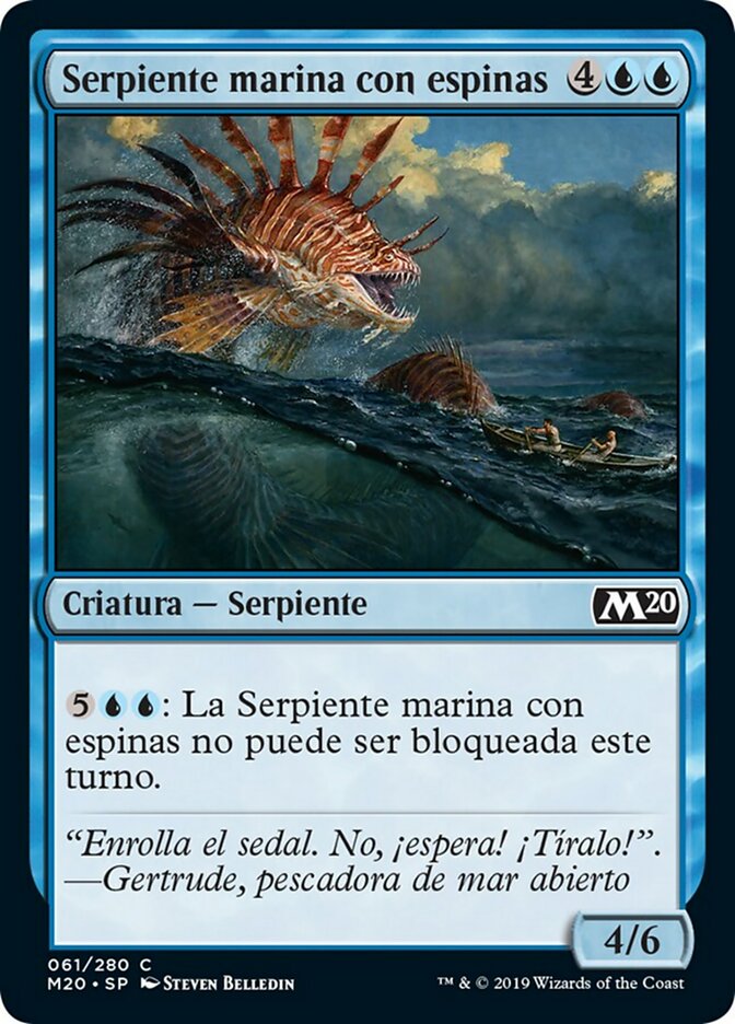 Frilled Sea Serpent (Core Set 2020 #61)