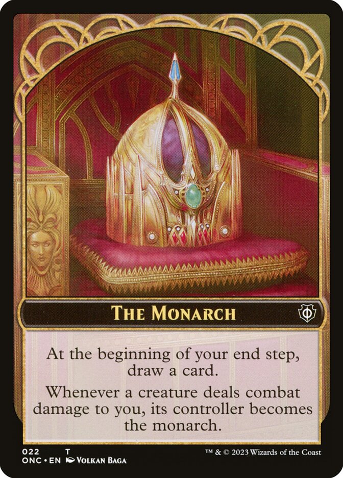 The Monarch (Phyrexia: All Will Be One Commander Tokens #22)
