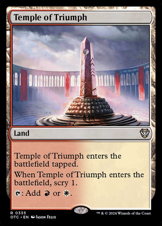 Temple of Triumph (Outlaws of Thunder Junction Commander #335)