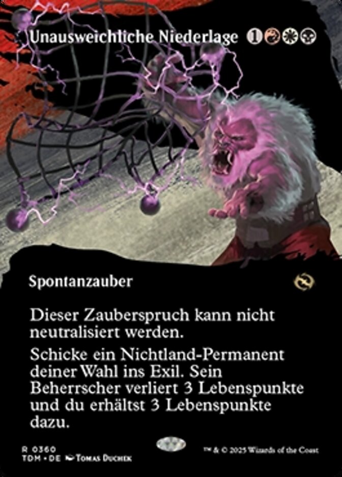 Unausweichliche Niederlage