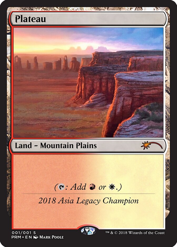 Plateau (Legacy Championship #2018A)