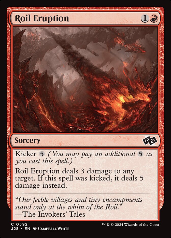 Roil Eruption (Foundations Jumpstart #592)