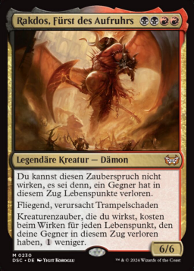 Rakdos, Fürst des Aufruhrs