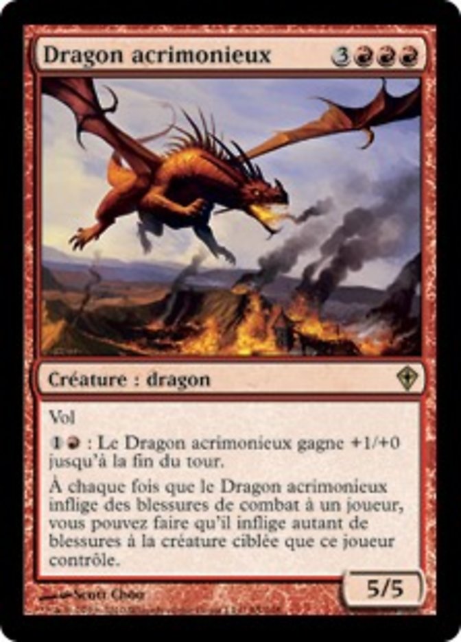 Mordant Dragon (Worldwake #85)
