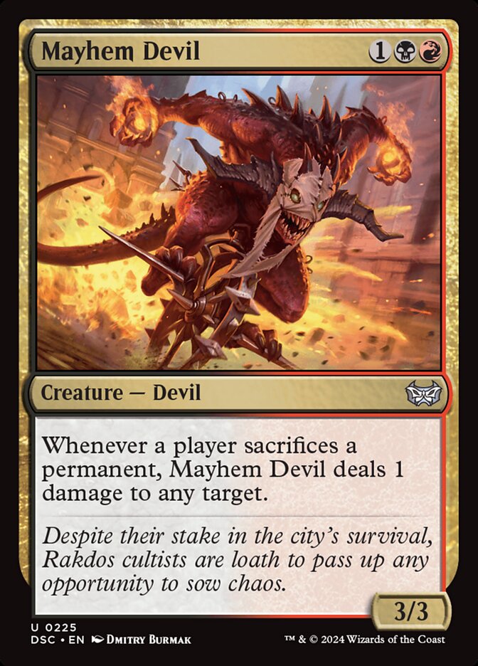 Mayhem Devil (Duskmourn: House of Horror Commander #225)